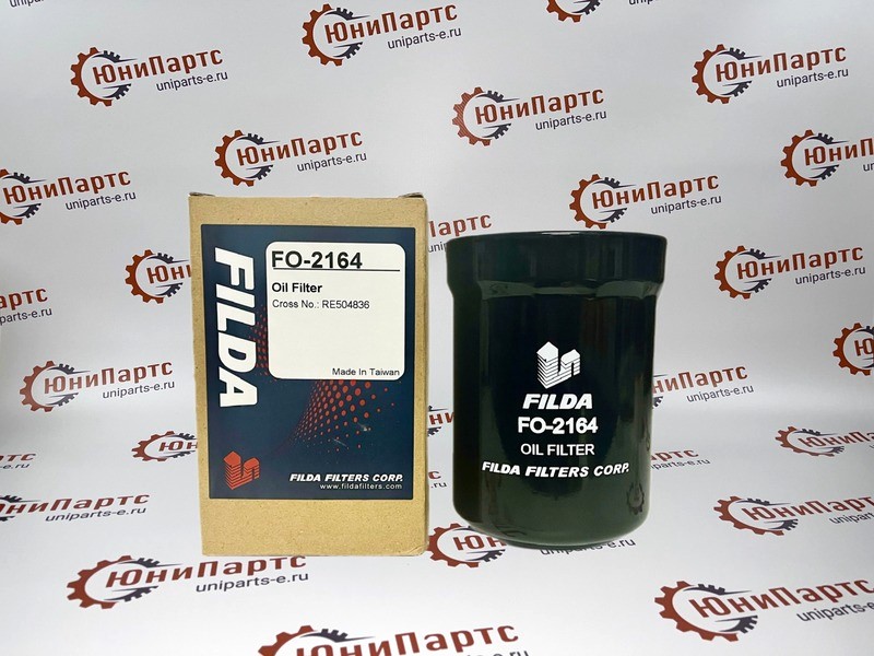 Масляный фильтр FILDA FO-2164 (аналог RE504836, 6005028743, P550779, W-1022, SO10044, 796241), Тайв. Масляный фильтр FILDA FO-2164 (аналог RE504836, 6005028743, P550779, W-1022, SO10044, 796241), Тайв.